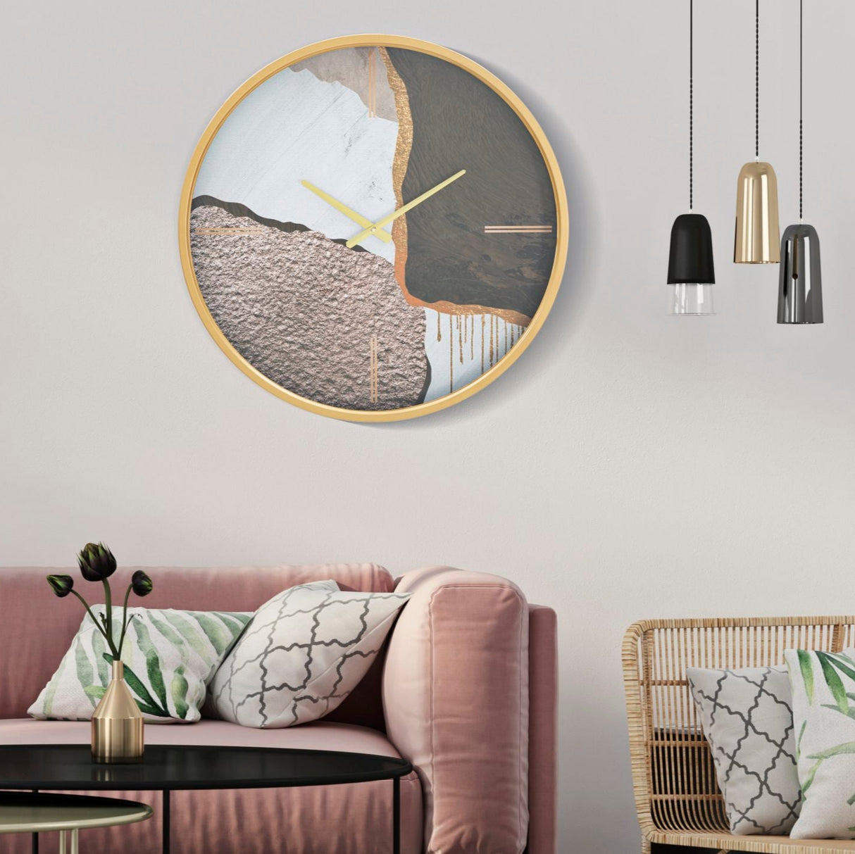 OROLOGIO DA MURO ART MIX CM Ø 60X6
