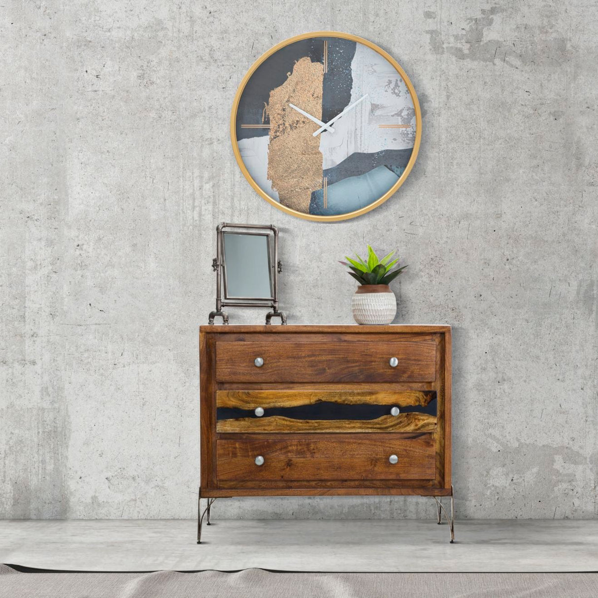 COMO' MUSTANG CM 88X45X75 (LEGNO DI ACACIA NILOTICA)