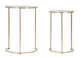 TAVOLINETTI GLAM SIMPLY COPPIA CM Ø 44