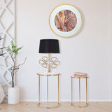 TAVOLINETTI GLAM SIMPLY COPPIA CM Ø 44,5X63-34,5X56,5