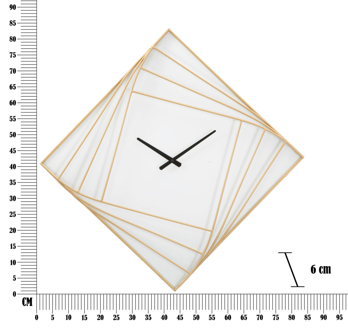 OROLOGIO DA MURO GOLDY LINE CM CM 85X6X85
