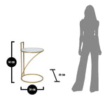 TAVOLINETTO GLAM SOFY CM Ø 38X61
