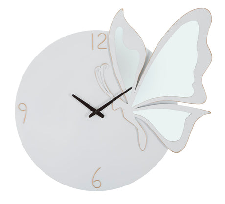 OROLOGIO GLAM FARFALLA BIANCO CM 66X4