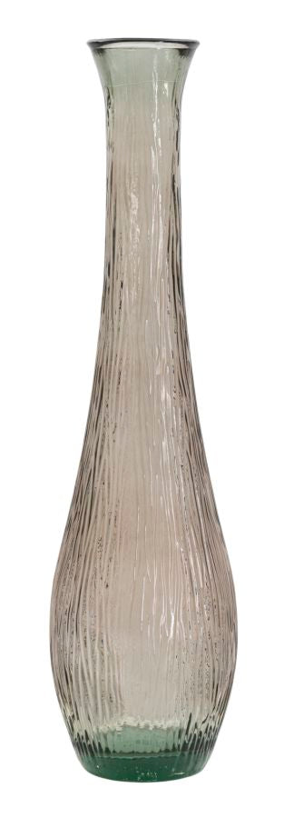 VASO JARRON ARABE VETRO RICICLATO BROWN CM Ø 25X99 (MADE IN SPAIN)