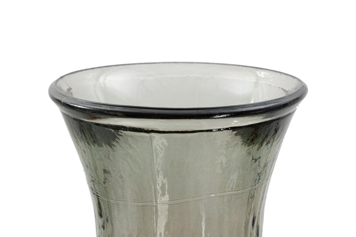 VASO JARRON ARABE VETRO RICICLATO BROWN CM Ø 25X99 (MADE IN SPAIN)