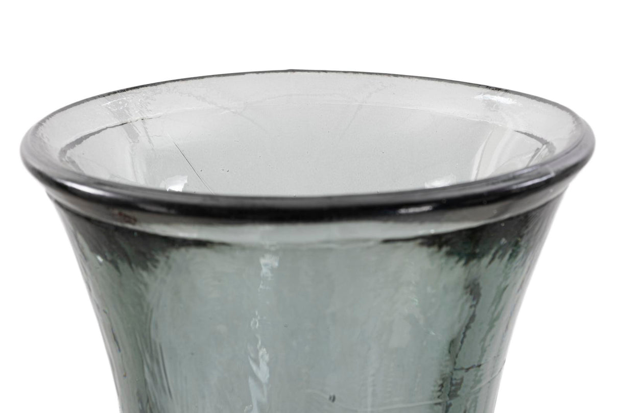 VASO JARRON ARABE VETRO RICICLATO FUMO CM Ø 25X99 (MADE IN SPAIN)