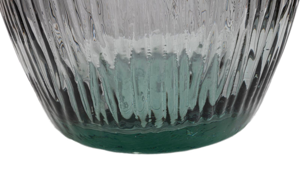 VASO JARRON ARABE VETRO RICICLATO FUMO CM Ø 25X99 (MADE IN SPAIN)