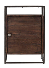 COMODINO 1DOOR BURN CM 45X30X66 (LEGNO DI ACACIA NILOTICA)