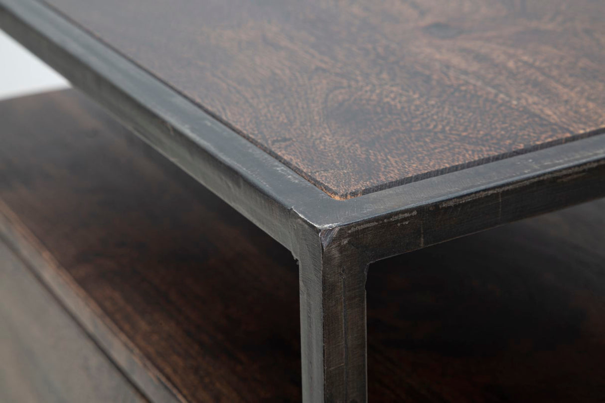 COMODINO 1DOOR BURN CM 45X30X66 (LEGNO DI ACACIA NILOTICA)