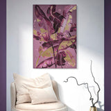 STAMPA DIPINTA DARK LEAVES CM 80X3X120