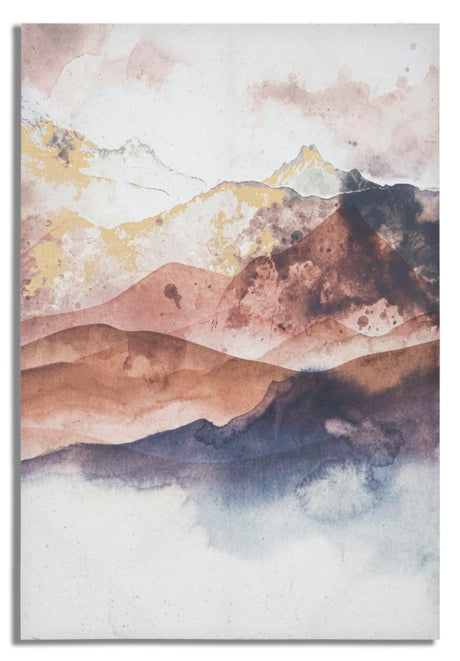 STAMPA DIPINTA BROWN MOUNTAIN CM 80X3X120