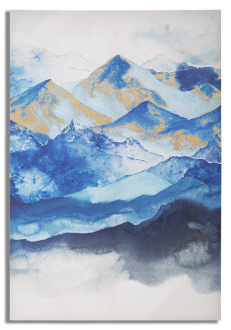 STAMPA DIPINTA MOUNTAIN CM 80X3X120
