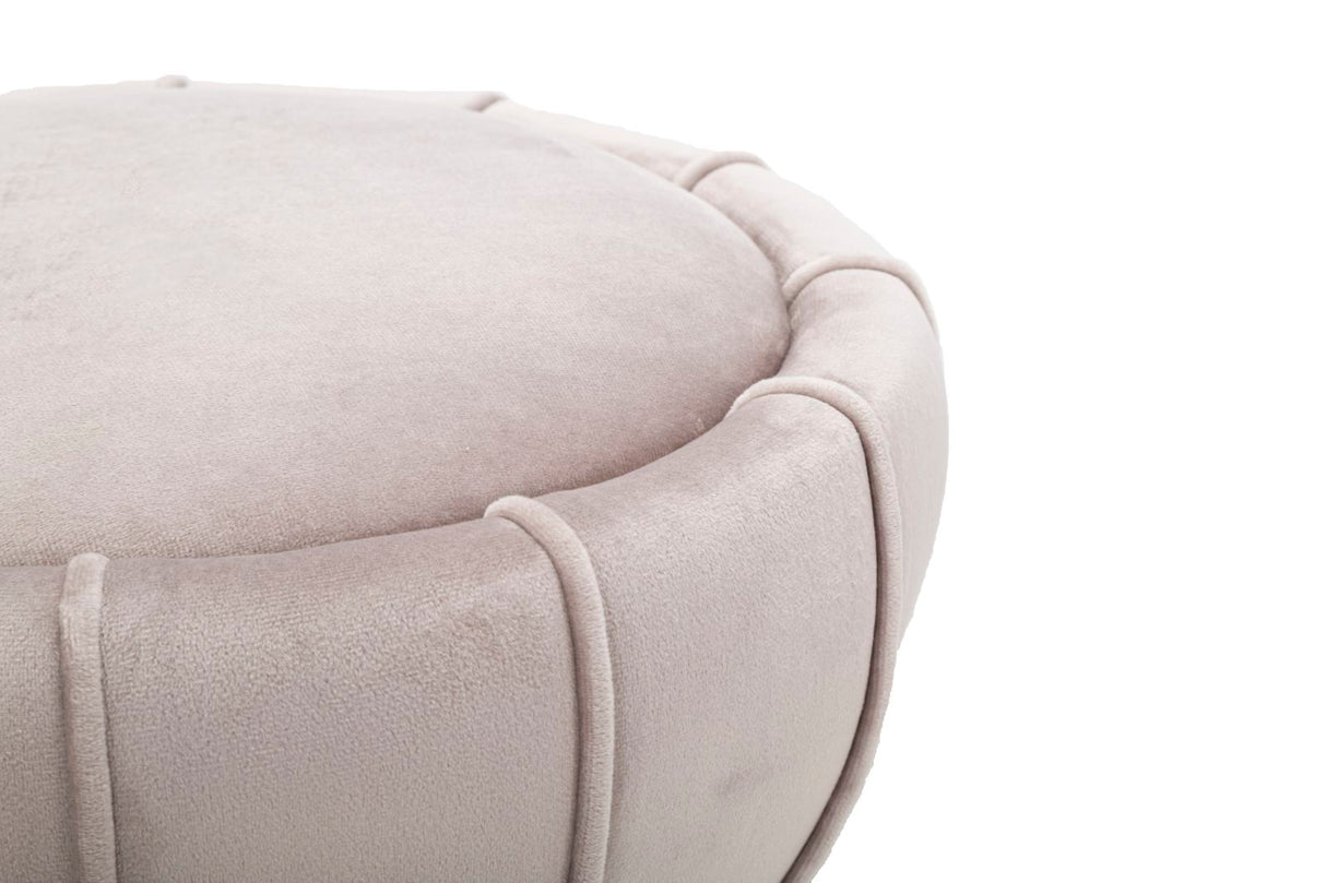 SGABELLO FLOWER GRIGIO CM Ø 40X44