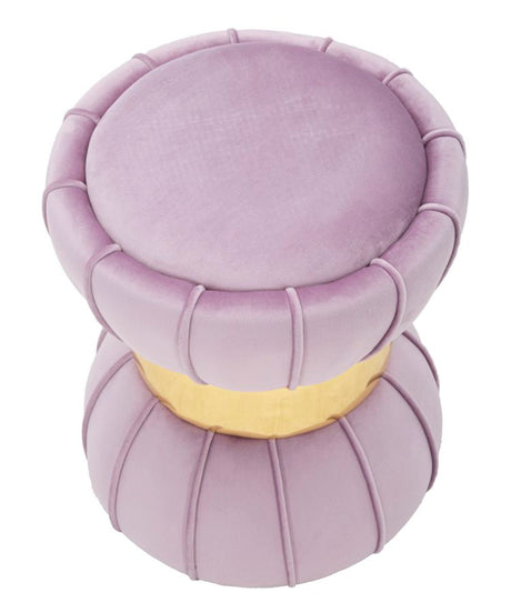 SGABELLO FLOWER ROSA CM Ø 40X44