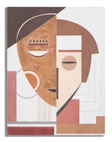 DIPINTO SU TELA ETHNIC FACE CM 60X2