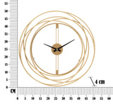 OROLOGIO DA MURO GOLD STRIPS CM Ø 50X4