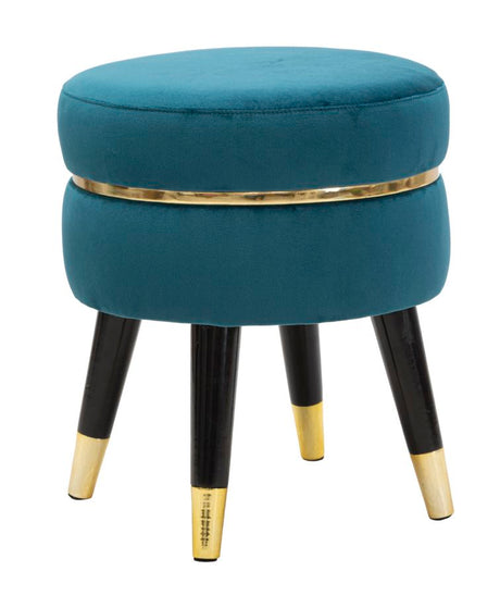 SGABELLO PARIS OTTANIO/GOLD CM Ø 35X40