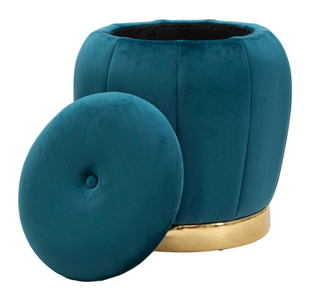 PUFF/CONTENITORE PARIS OTTANIO/GOLD CM Ø 43X43