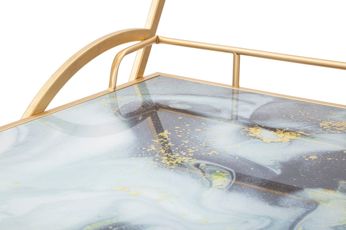 CARRELLO MARBLE GLASS MIX CM 71X45,5X84,5
