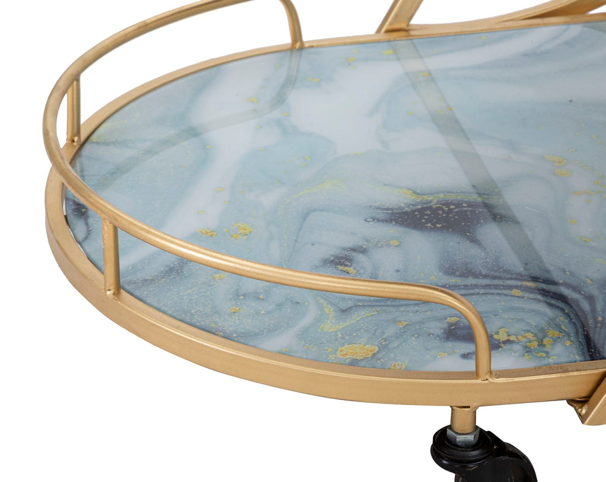 CARRELLO MARBLE GLASS MIX CM 71X45,5X84,5