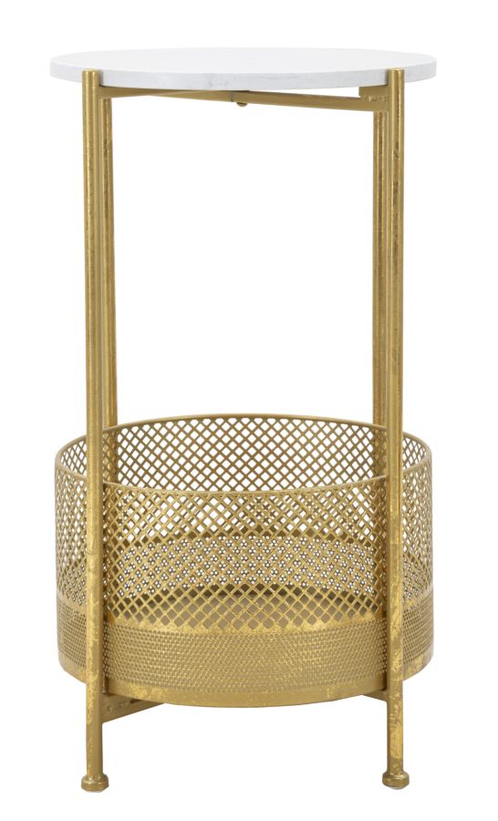 TAVOLINETTO BASKET CM Ø35X62