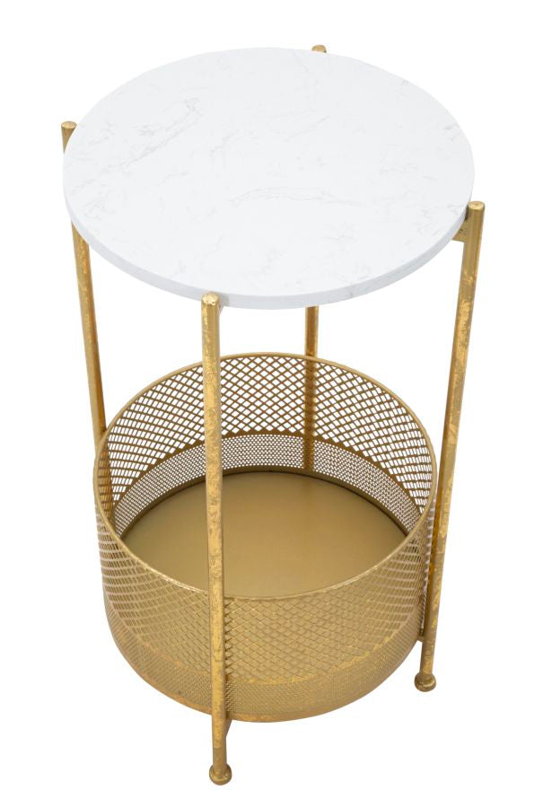 TAVOLINETTO BASKET CM Ø35X62