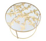 TAVOLO DA CAFFE' BUTTERFLIES CM Ø 60X40,5