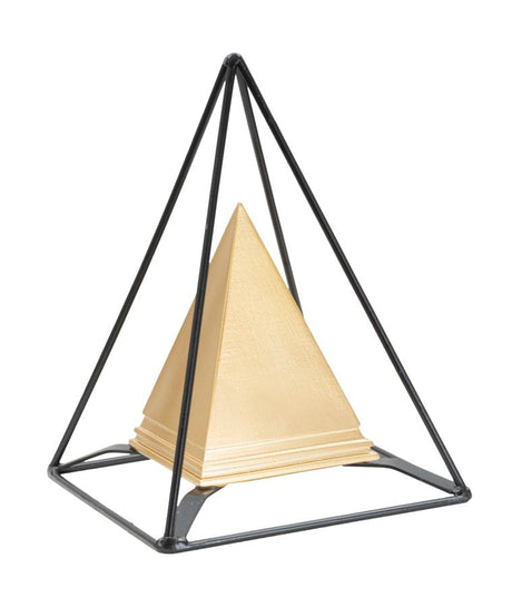 PIRAMIDE GOLD C/FERRO CM 15X15X21