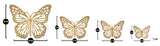 FARFALLE DA MURO SET 4 PZ - FERRETTI