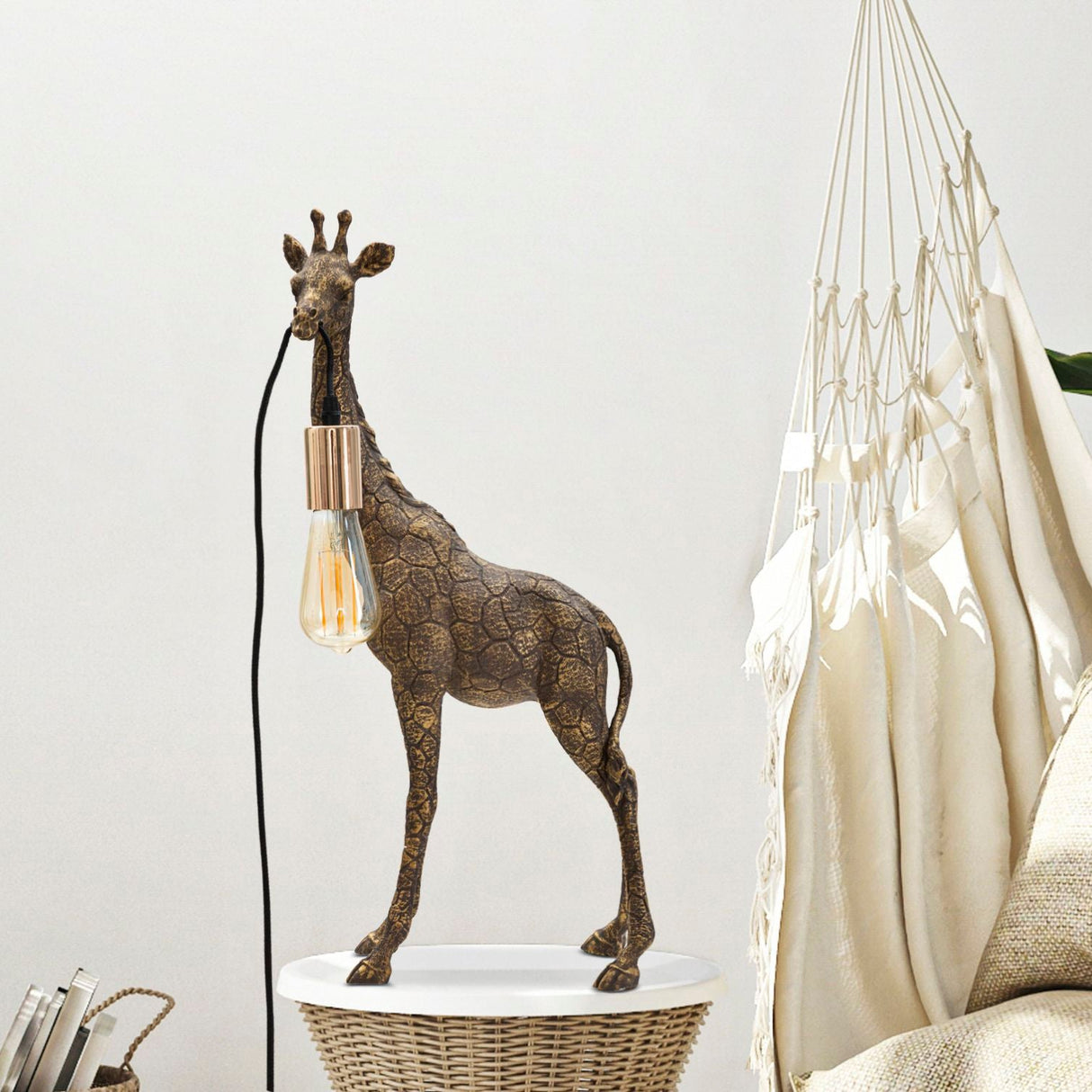 LAMPADA DA TAVOLO GIRAFFA CM 28X16X60 - FERRETTI