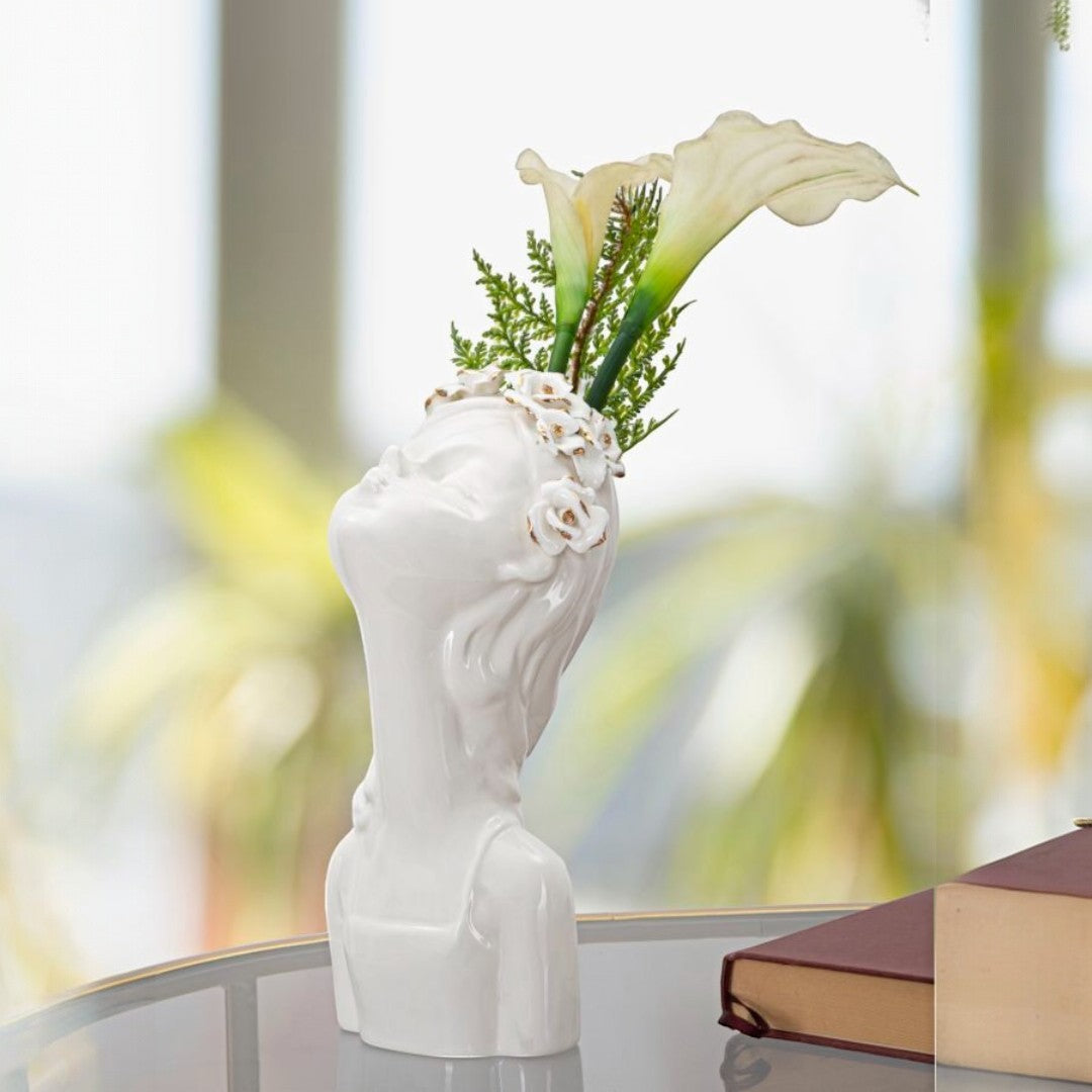 VASO YOUNG LADY ROSES CM 10x14x26