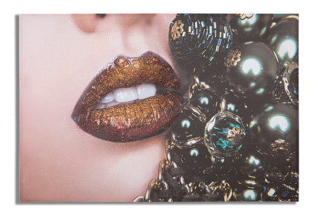 STAMPA SU TELA BEAUTIFUL LIPS CM 120X3
