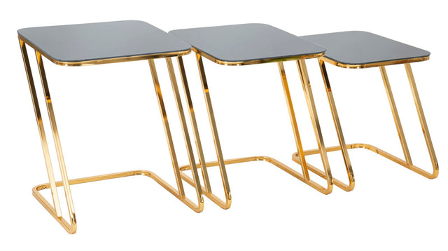 TAVOLINETTI SIMPLE SET 3PZ CM 44X50