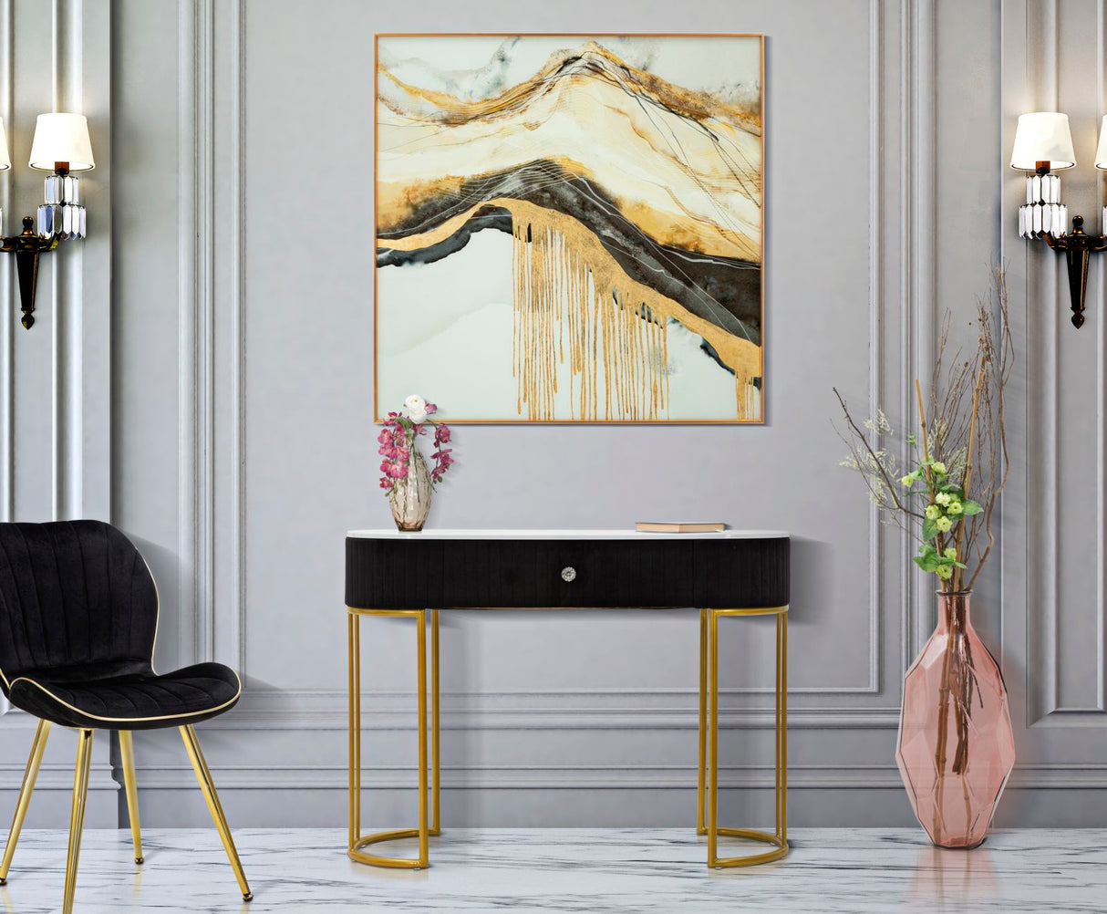 CONSOLE MONTPELLIER NERA CM 100X43X74