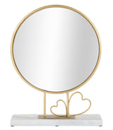 SPECCHIO DA APPOGGIO HEART CM 30X9X39