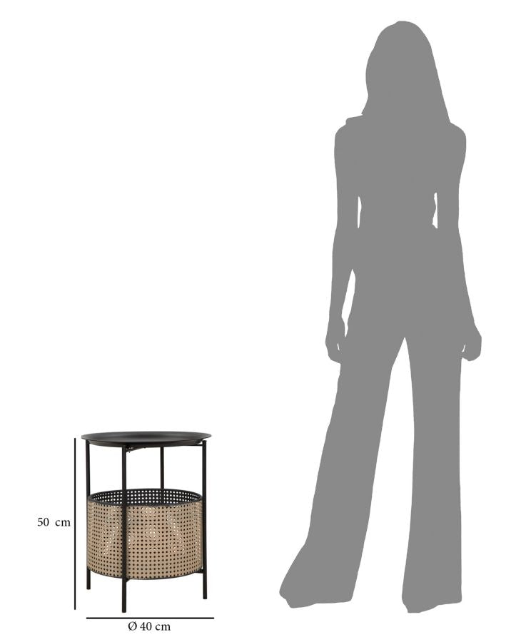 TAVOLINETTO OSAKA CM Ø 40X50