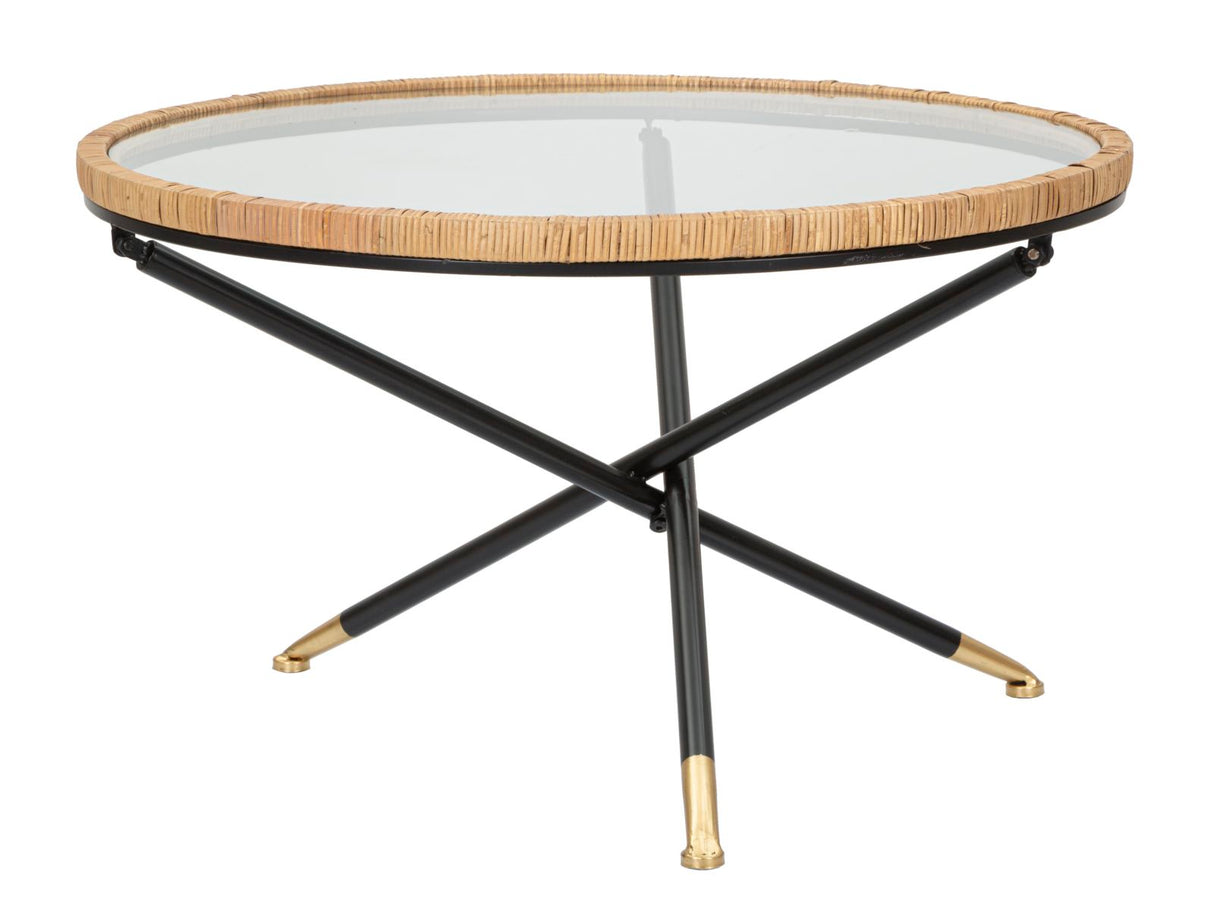 TAVOLO DA CAFFE' SAINT BARTH ROTONDO CM Ø 80X46