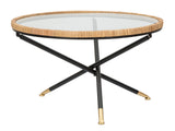 TAVOLO DA CAFFE' SAINT BARTH ROTONDO CM Ø 80X46