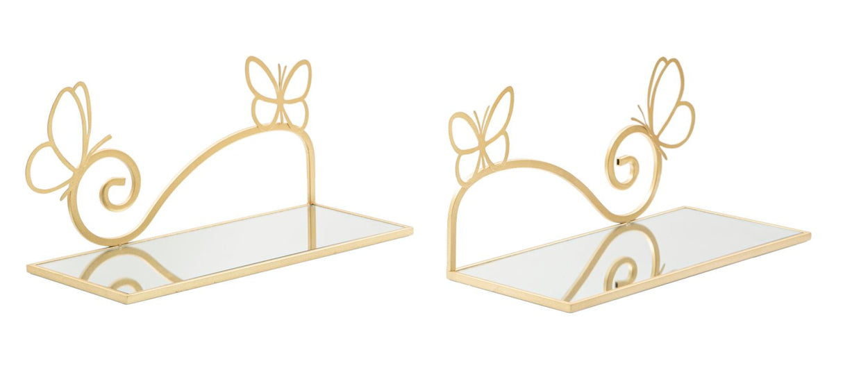 COMODINO MENSOLA BUTTERFLY COPPIA CM 41