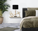 COMODINO MENSOLA BUTTERFLY COPPIA CM 41,5X18X21