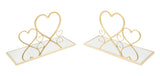 COMODINO MENSOLA HEARTS COPPIA CM 41,5X18X21