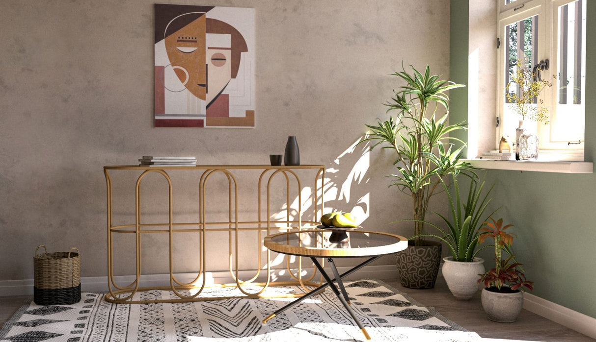 TAVOLO DA CAFFE' SAINT BARTH ROTONDO CM Ø 80X46,5