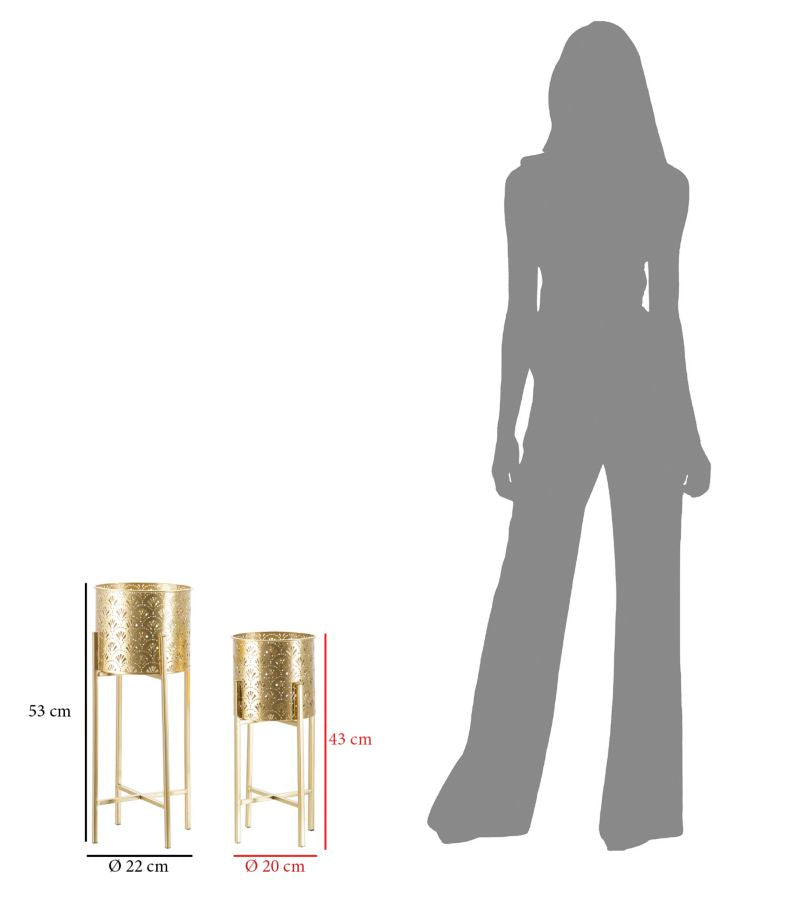 P/VASI GOLVY STAND COPPIA -B- CM Ø 21X52-19X42