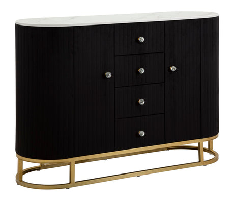 MOBILE MONTPELLIER NERO CM 120X40X85