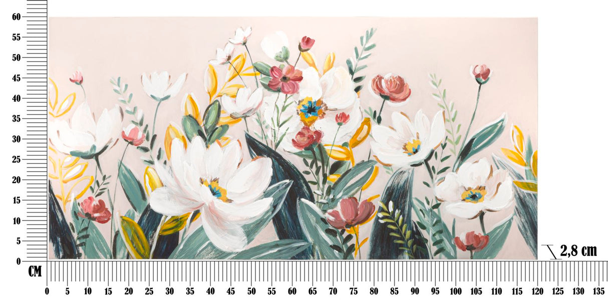 DIPINTO SU TELA FLORVILLE CM 60X2,8X120