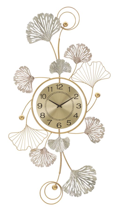 PANNELLO IN FERRO LEAVY C/OROLOGIO CM 52