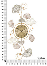 PANNELLO IN FERRO LEAVY C/OROLOGIO CM 52,5X3,5X102
