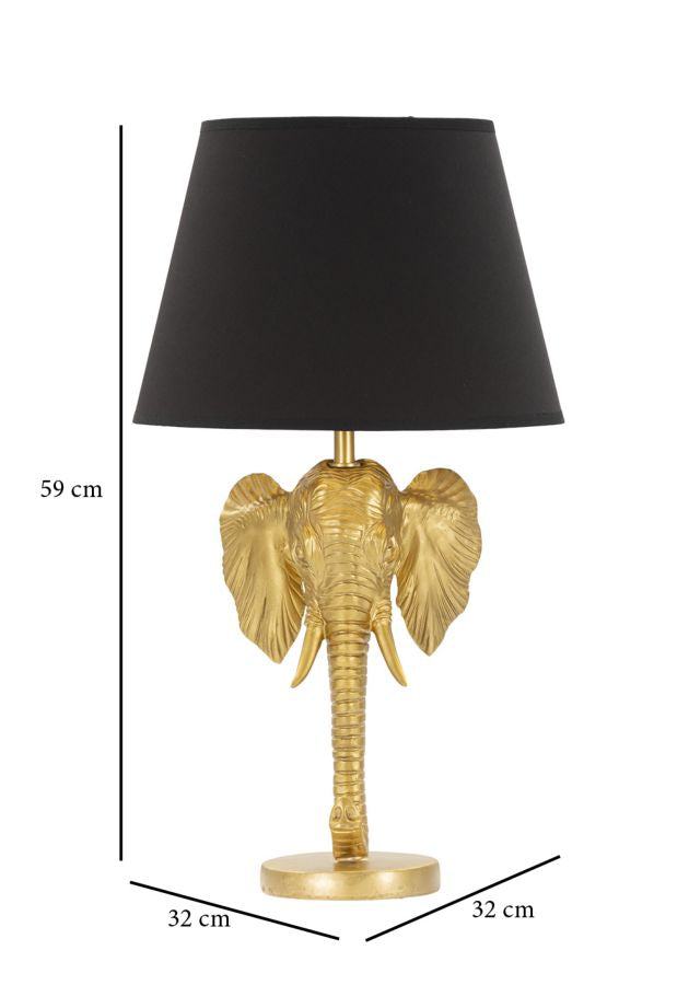 LAMPADA DA TAVOLO ELEFANTE CM Ø 32X59