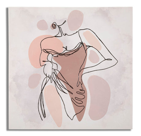 STAMPA DIPINTA LADY CM 80X2