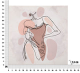 STAMPA DIPINTA LADY CM 80X2,8X80